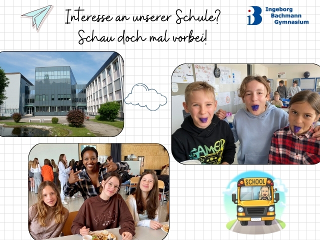 Interesse an unserer Schule? Schau doch mal vorbei!