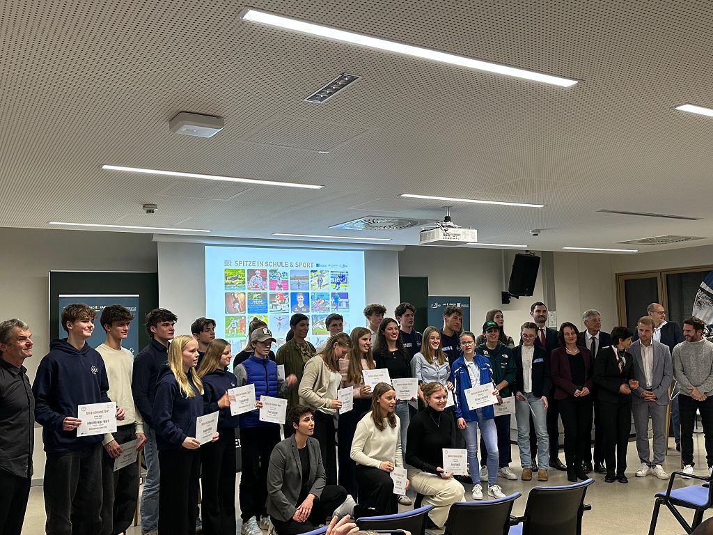 Ehrung beim Projekt „Spitze in Schule und Sport“